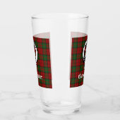 Clan Dunbar Tartan & Wappen Abzeichen Glas (Links)