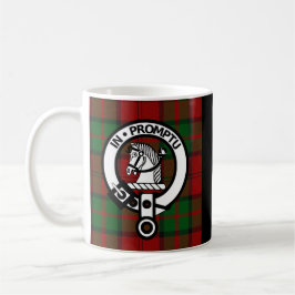 Clan Dunbar Tartan & Wappen Abzeichen Kaffeetasse