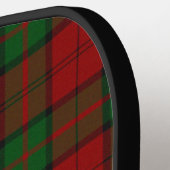 Clan Dunbar Tartan & Wappen Abzeichen Pickleball Schläger (Linke Seite)