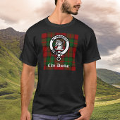 Clan Dunbar Tartan & Wappen Abzeichen T-Shirt