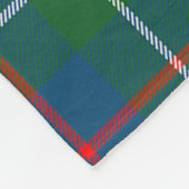 Clan Duncan Ancient Tartan Kariert Fleecedecke (Ecke)
