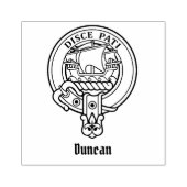 Clan Duncan Crest Gummistempel (Prägung)