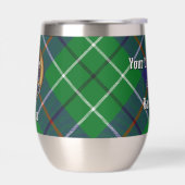 Clan Duncan Crest over Tartan (Links)