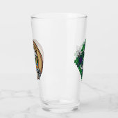 Clan Duncan Crest over Tartan Glas (Links)