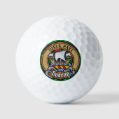 Clan Duncan Crest over Tartan Golfball (Vorderseite)