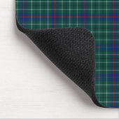 Clan Duncan Green und Blue Scottish Tartan Mousepad (Ecke)