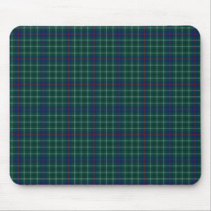 Clan Duncan Green und Blue Scottish Tartan Mousepad