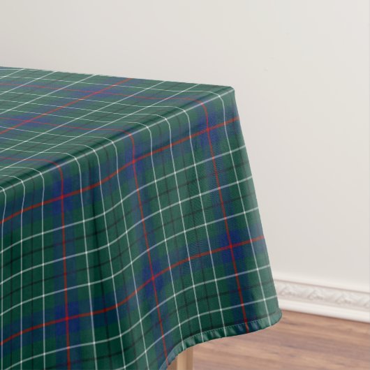 Clan Duncan Green und Blue Scottish Tartan Tischdecke (Beispiel)
