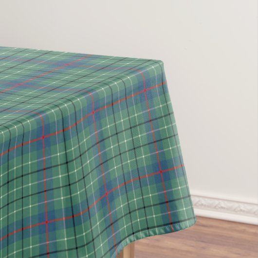 Clan Duncan Light Green Ancient Scottish Tartan Tischdecke (Beispiel)