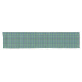 Clan Duncan Light Green und Blue Ancient Tartan Kurzer Tischläufer (Horizontal)