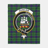 Clan Duncan Modern Tartan Kariert Fleecedecke (Vorderseite)