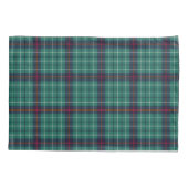 Clan Duncan Modern Tartan Türkis Schottisch Karier Kissenbezug (Rückseite)