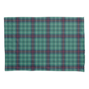 Clan-Duncan moderner Tartan-Türkis-schottisches Kissenbezug