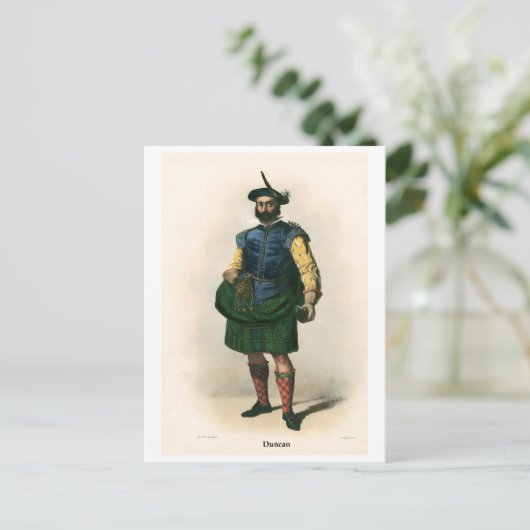 Clan Duncan Postkarte (Stehend Vorderseite)