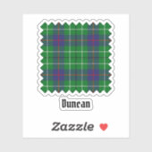Clan-Duncan-Tartan Aufkleber (Blatt)