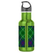 Clan Duncan Tartan Edelstahlflasche (Rückseite)