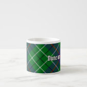 Clan Duncan Tartan Espressotasse (Vorderseite)