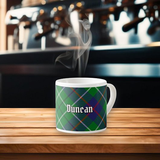 Clan Duncan Tartan Espressotasse