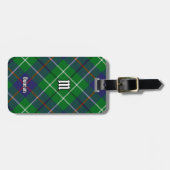 Clan Duncan Tartan Gepäckanhänger (Vorderseite horizontal)