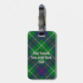 Clan Duncan Tartan Gepäckanhänger (Rückseite vertikal)