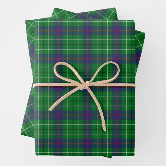 Clan Duncan Tartan Geschenkpapier Set (Beispiel)
