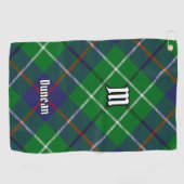 Clan Duncan Tartan Golfhandtuch (Horizontal)