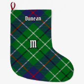 Clan Duncan Tartan Großer Weihnachtsstrumpf (Vorderseite)