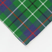 Clan Duncan Tartan Kariert Fleecedecke (Ecke)