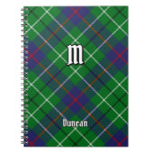 Clan Duncan Tartan Notizblock (Vorderseite)