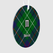 Clan Duncan Tartan Ornament (Vorderseite)