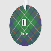Clan Duncan Tartan Ornament (Vorderseite)