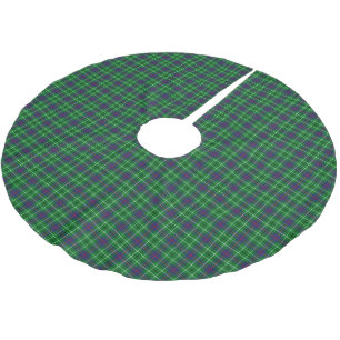 Clan Duncan Tartan Polyester Weihnachtsbaumdecke