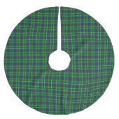 Clan Duncan Tartan Polyester Weihnachtsbaumdecke (Vorderseite)