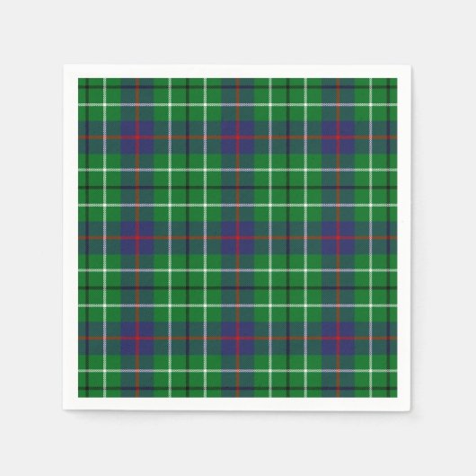 Clan Duncan Tartan Serviette (Vorderseite)