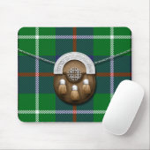 Clan-Duncan Tartan und Sporran Mousepad (Mit Mouse)