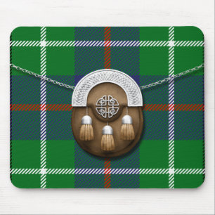 Clan-Duncan Tartan und Sporran Mousepad