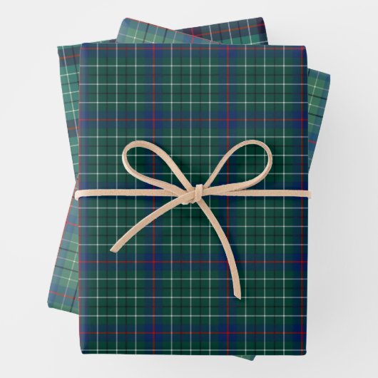 Clan Duncan Tartan Variationen Geschenkpapier Set (Beispiel)