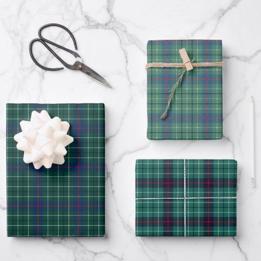 Clan Duncan Tartan Variationen Geschenkpapier Set (Vorderseite)