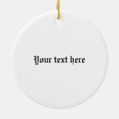 Clan Duncan Wappen Abzeichen & Tartan individuell  Keramik Ornament (Hinten)