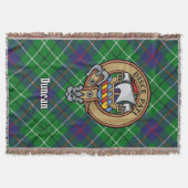 Clan Duncan-Wappen über Tartan Decke (Vorderseite)