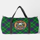 Clan Duncan-Wappen über Tartan Duffle Bag (Vorderseite)