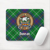 Clan Duncan-Wappen über Tartan Mousepad (Mit Mouse)
