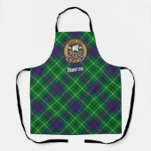 Clan Duncan-Wappen über Tartan Schürze (Vorderseite)