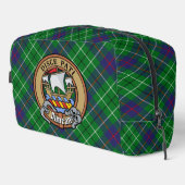 Clan Duncan Wappen über Tartan Waschbeutel (Rechte Ecke)
