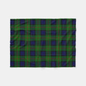 Clan Dundas Tartan Kariert Fleecedecke (Vorderseite (Horizontal))