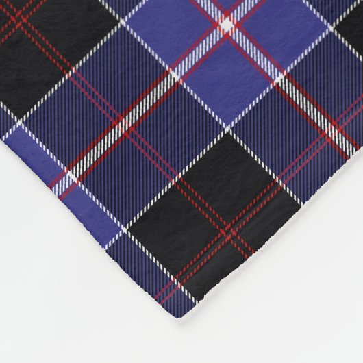 Clan Dunlap Tartan Kariert Fleecedecke (Ecke)