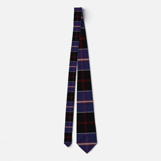Clan Dunlap Tartan Krawatte (Rückseite)