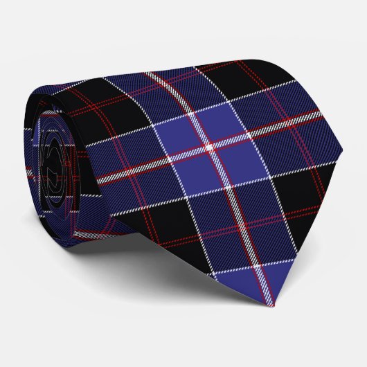 Clan Dunlap Tartan Krawatte (Gerollt)