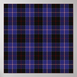 Clan Dunlop Tartan - Digitaler Download Poster