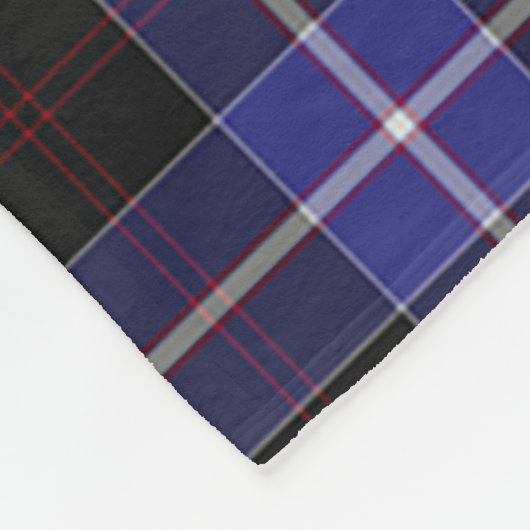 Clan Dunlop Tartan Kariert Fleecedecke (Ecke)
